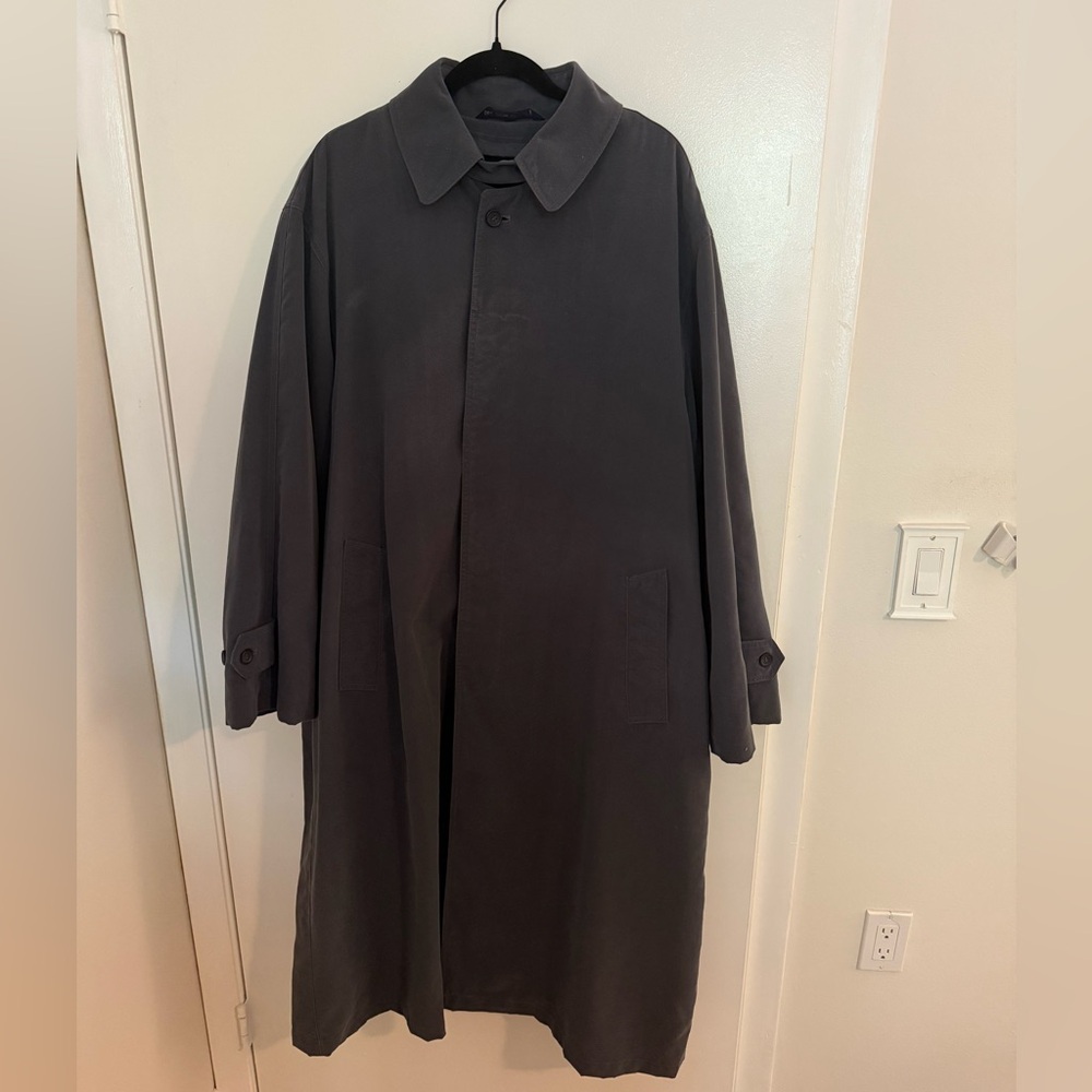Ralph Lauren Charcoal Trench Coat